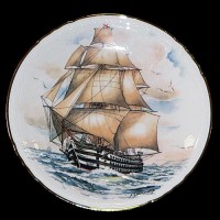 Настенные тарелки "Старые корабли"
