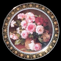 Настенные тарелки "Букет роз"